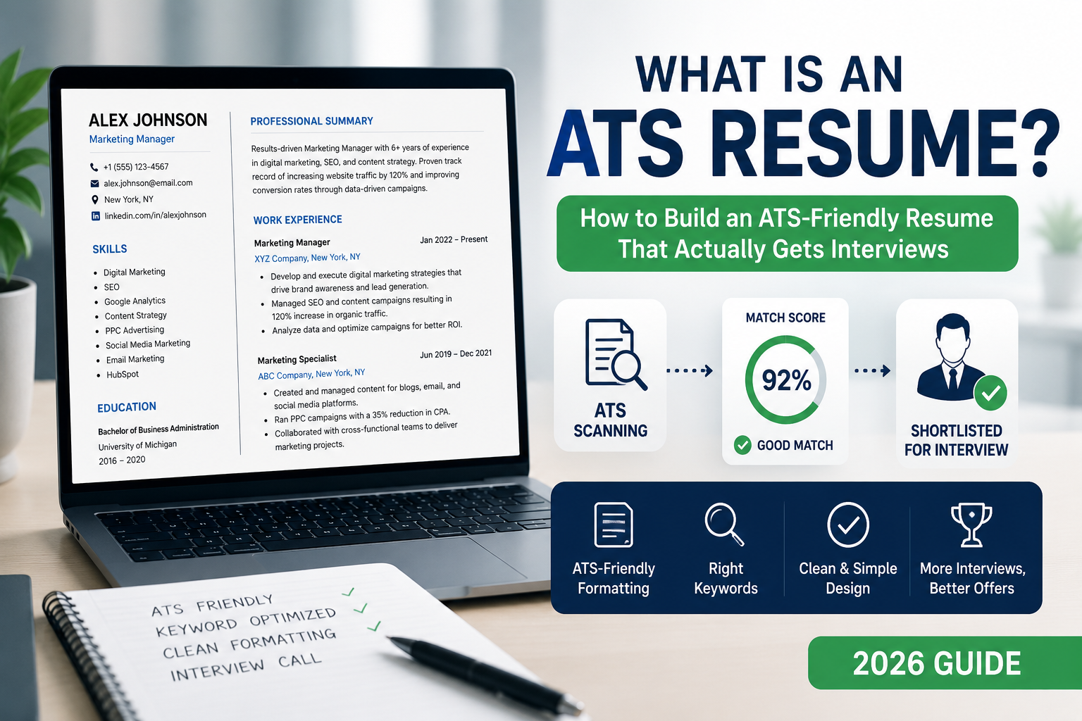 What Is an ATS Resume? How to Build an ATS-Friendly Resume That Actually Gets Interviews (2026 Guide)